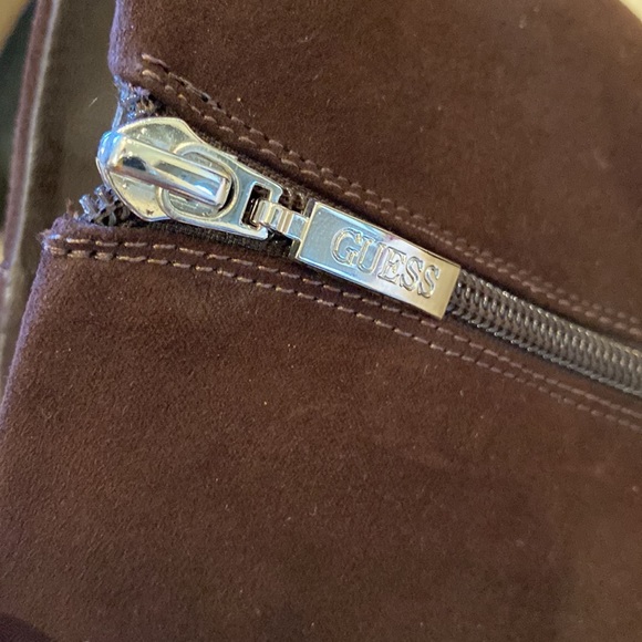 Guess Suede Booties (wedge heel) - Picture 3 of 4